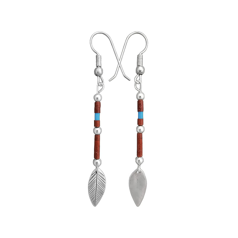 Vintage Earrings, Hand Strung Earrings, Navajo Earrings, Native American Earrings, Turquoise Earrings