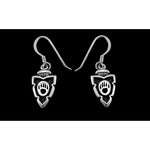 Arrowhead Earrings • 925 Sterling Silver • Native American Inspired