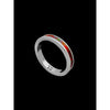 Sterling Silver Red Opal Ring • Navajo Handcrafted Jewelry • Size 4 • Thin Band Design