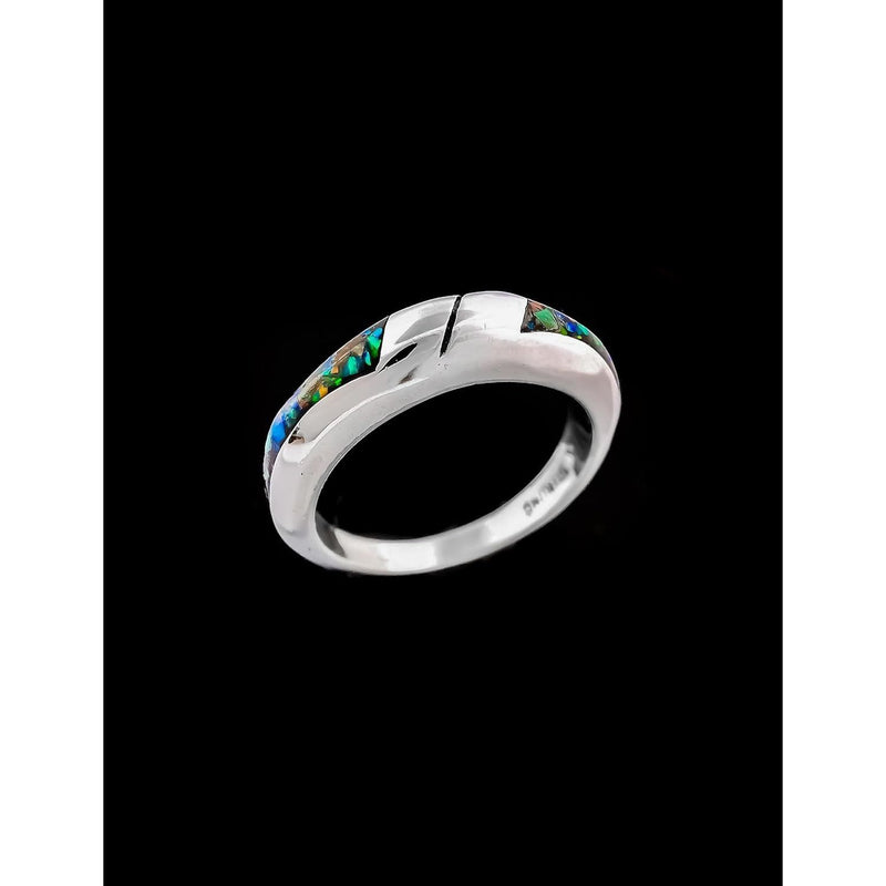 Size 4 - Galaxy Opal Friendship Ring