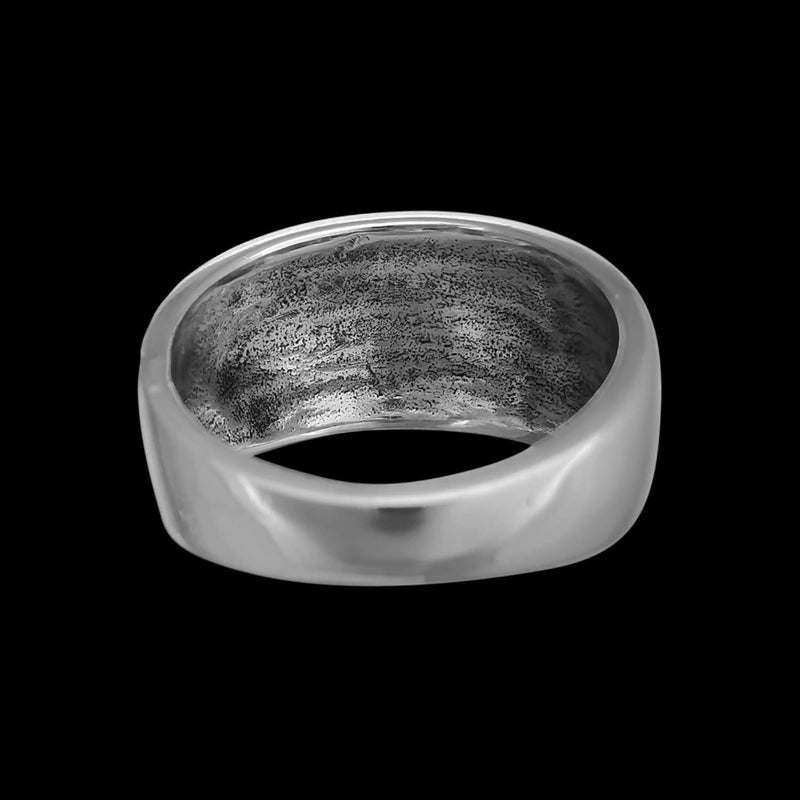 Size 6 - Diamond Cut Large Art Deco Band