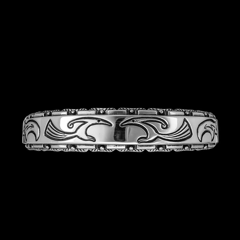 Fetish Bracelet • 925 Sterling Silver • Road Runner, Frog, Bear, Turtle