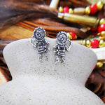 925 Sterling Silver Tawa Earrings, Hopi, Sun God, Kachina Dancer, Sun Dancer Stud Earrings