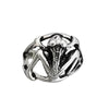 Size 8-925 Sterling Silver Frog Ring
