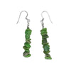 Zuni Gaspeite Earrings • Native American Earrings • Gaspeite • Zuni Handmade by Phil Weahkee