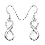 Sterling Silver Infinity Dangle and Drop Earrings