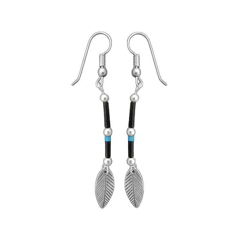 Vintage Earrings, Hand Strung Earrings, Navajo Earrings, Native American Earrings, Turquoise Earrings