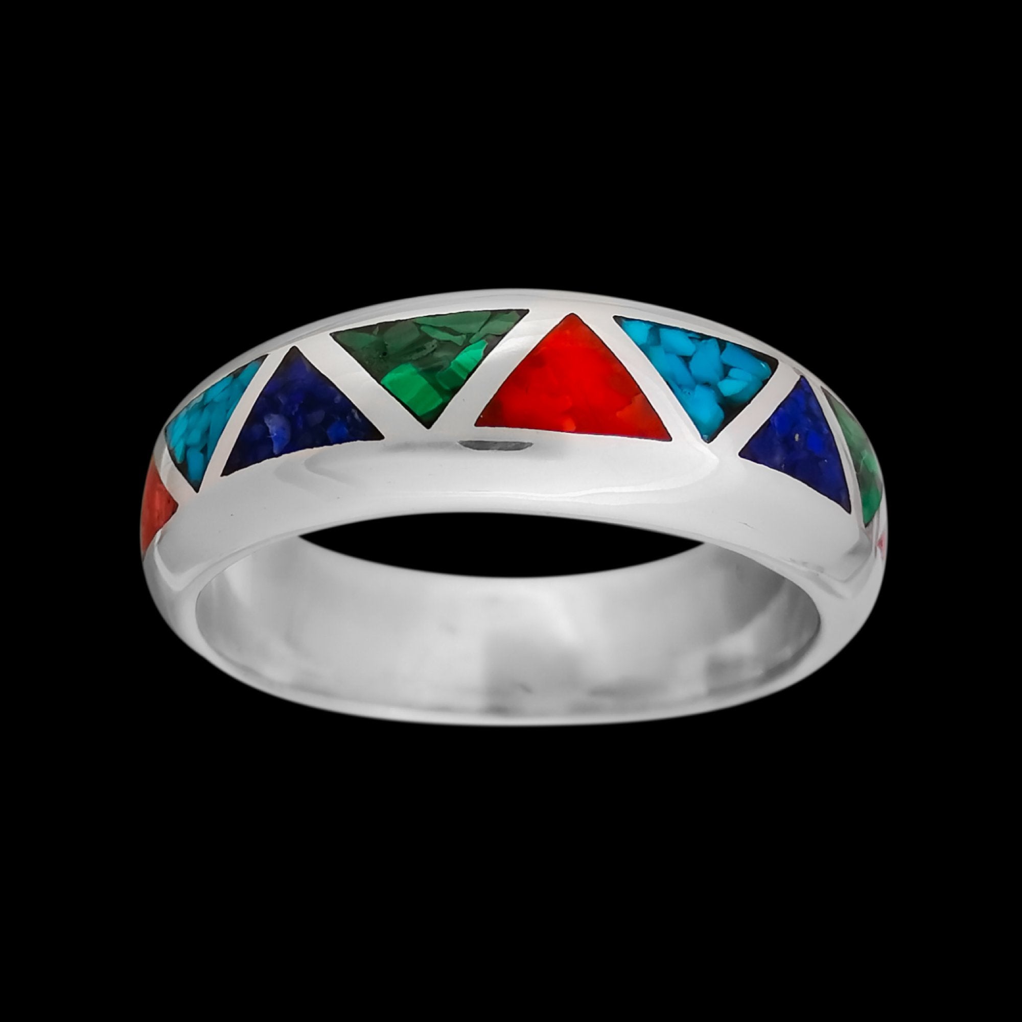 Navajo Gemstone Ring • Handmade • 925 Sterling Silver • Native American Navajo Gemstone Ring • Handmade • 925 Sterling Silver • Native American