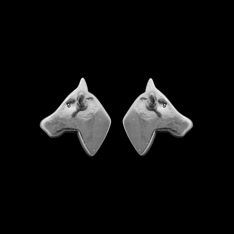 925 Sterling Silver Horse Earrings, Equestrian Earrings, Cowboy Earrings