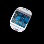 Size 11 - Vintage 925 Sterling Silver Kingman Turquoise Ring