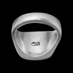R37 Size 10-925 Sterling Silver Eagle Ring inlaid with Turquoise