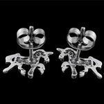 Detailed Unicorn Stud Earrings