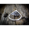 The Iris Ring, inlaid with Lapis Lazuli Size: 7