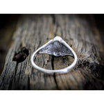 The Iris Ring, inlaid with Lapis Lazuli Size: 7