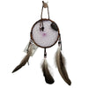 Native American handmade 4" Dream Catcher, Arrowhead, Feathers
