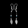 Vintage Earrings, Hand Strung Earrings, Navajo Earrings, Native American Earrings, Turquoise Earrings