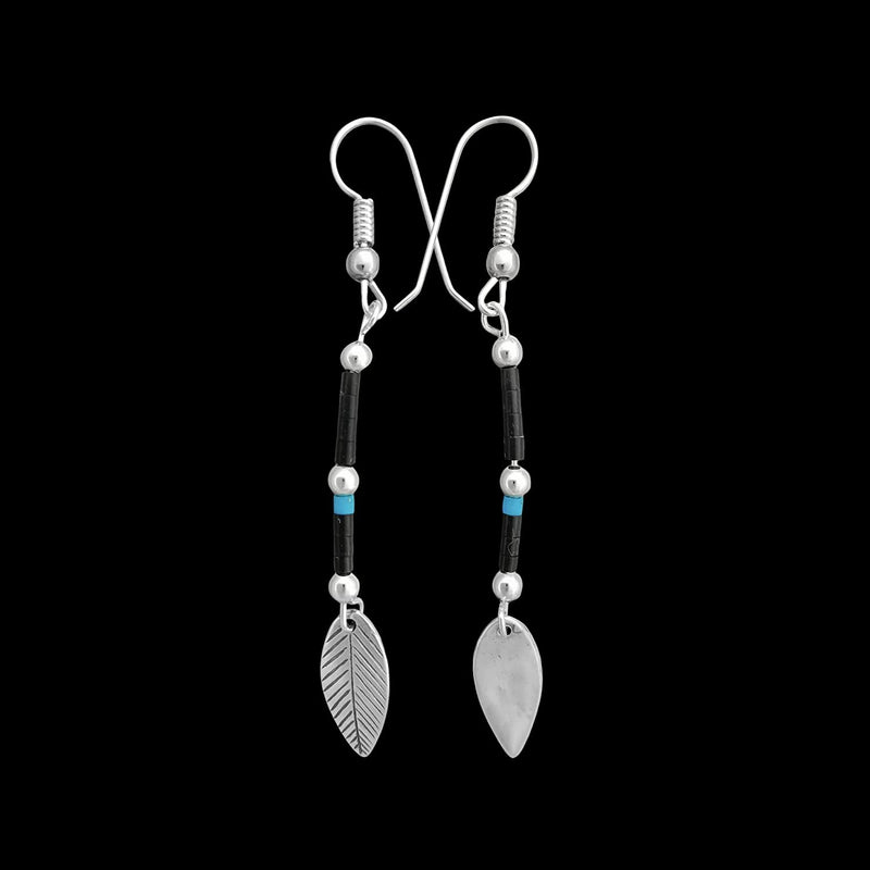 Vintage Earrings, Hand Strung Earrings, Navajo Earrings, Native American Earrings, Turquoise Earrings