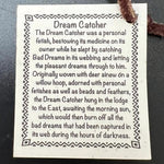 Native American handmade 4" Dream Catcher, Arrowhead, Feathers