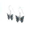Butterfly Earrings • 925 Sterling Silver • Handcrafted Insect Jewelry