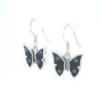 Butterfly Earrings • 925 Sterling Silver • Handcrafted Insect Jewelry