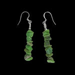 Zuni Gaspeite Earrings • Native American Earrings • Gaspeite • Zuni Handmade by Phil Weahkee