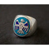 Thunderbird Ring • Native American Handmade Jewelry • Sterling Silver Eagle Design