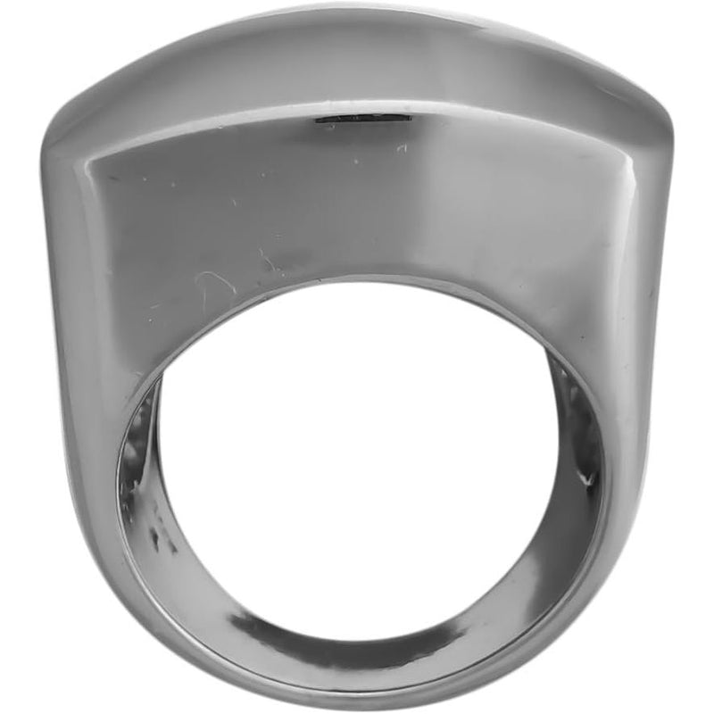 High Polish Square Dome Ring