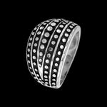 Size 6 - Diamond Cut Large Art Deco Band
