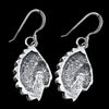 Sterling Silver Southwestern Headdress Dangle Earrings