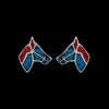 925 Sterling Silver Horse Earrings, Equestrian Earrings, Cowboy Earrings