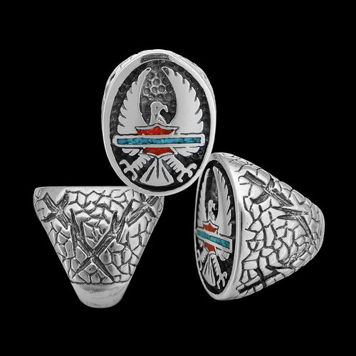 Size 11 Harley Davidson Ring, Silver Plated Bronze, G&S Ring, Handmade Jewelry, Huntington Beach Motorcycles
