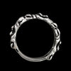 Size 8.5-925 Sterling Silver Kissing Fogs Band Ring