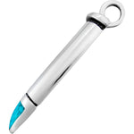 Sterling Silver and Turquoise Bullet Pendant