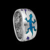 Size 11 - Turquoise and Lapis Lazuli Gecko Band
