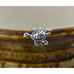 Sterling silver turtle earring cuff