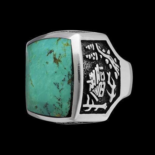 Cabin Ring • 925 Sterling Silver • Navajo Handmade • Nature-Inspired Design • Size 11