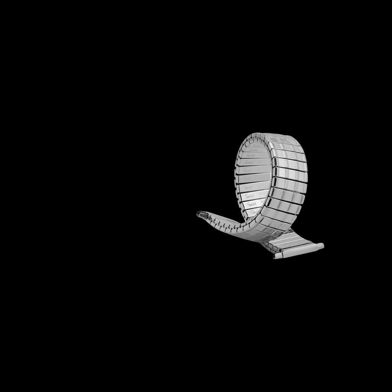 Black and White Southwestern Stamped Watch Tips