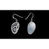 925 Sterling Silver Bear Paw dangle earrings