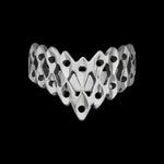 Size 6 Diamond Cut Lattice Ring