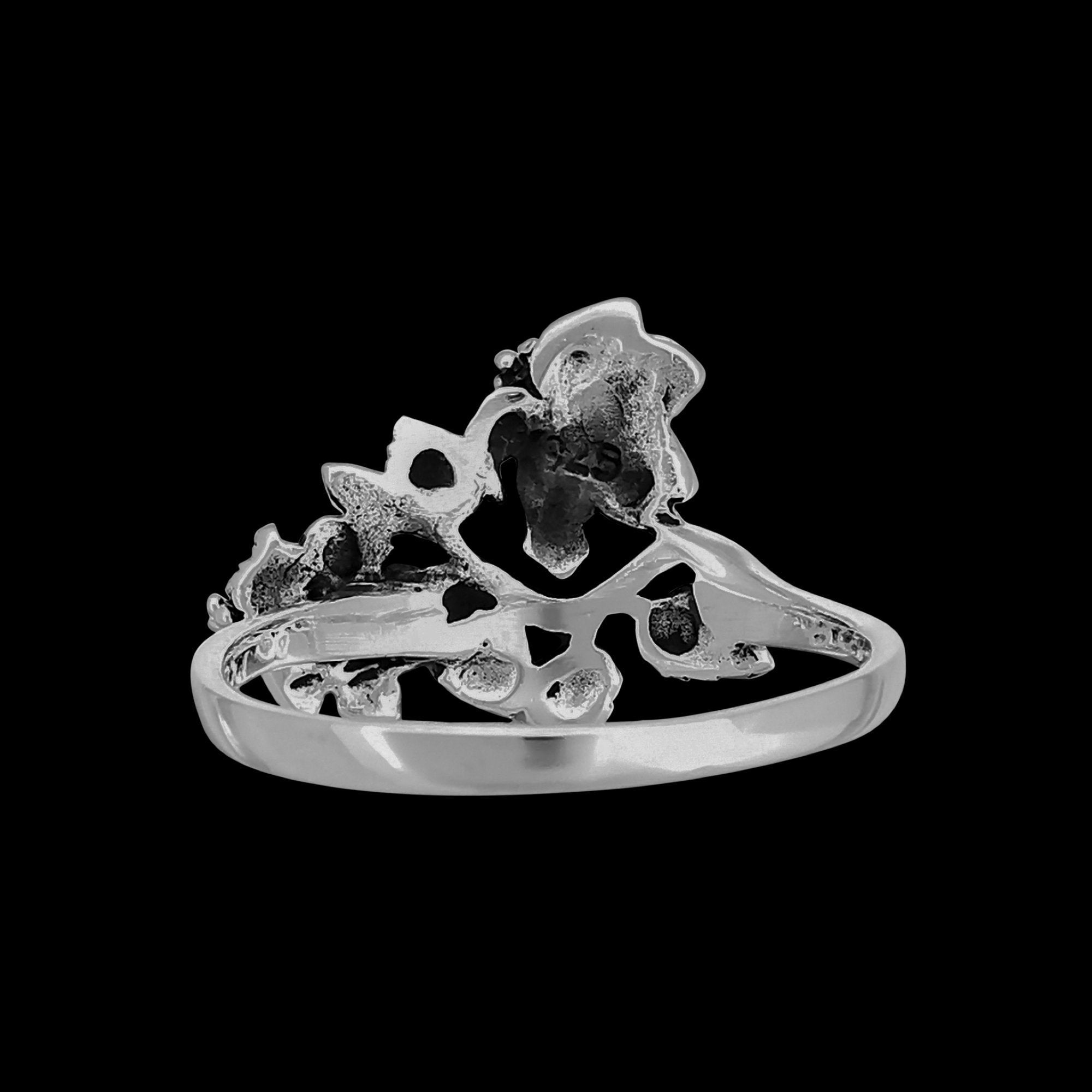 925 Sterling Silver Island Hibiscus Ring available at Mainland Silver!