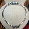 Sterling Silver Navajo Pearl Bracelet with Toggle Clasp – Southwestern Design