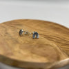 Sterling Silver Tiny Rainbow Stud Earrings