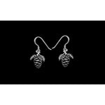 Pine Cones Earrings • 925 Sterling Silver • Handcrafted Nature Jewelry
