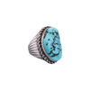 Sterling Silver Kingman Turquoise Ring – Size 7.25