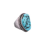 Sterling Silver Kingman Turquoise Ring – Size 7.25