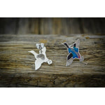 Sterling Silver Duck Earrings • Navajo Handmade • Mallard Duck Design