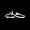 Unique Adjustable Double Ocean Waves Ring