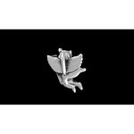 Sterling Silver Cheeky Little Devil Pendant, Pitch Fork, Flying, Wings