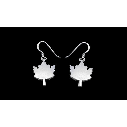 Maple Leaf Earrings • 925 Sterling Silver • Fall Nature Jewelry • Leaves Leaf
