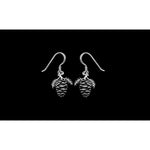 Pine Cones Earrings • 925 Sterling Silver • Handcrafted Nature Jewelry